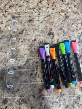 Colorful Dry Erase Markers Set magnetic